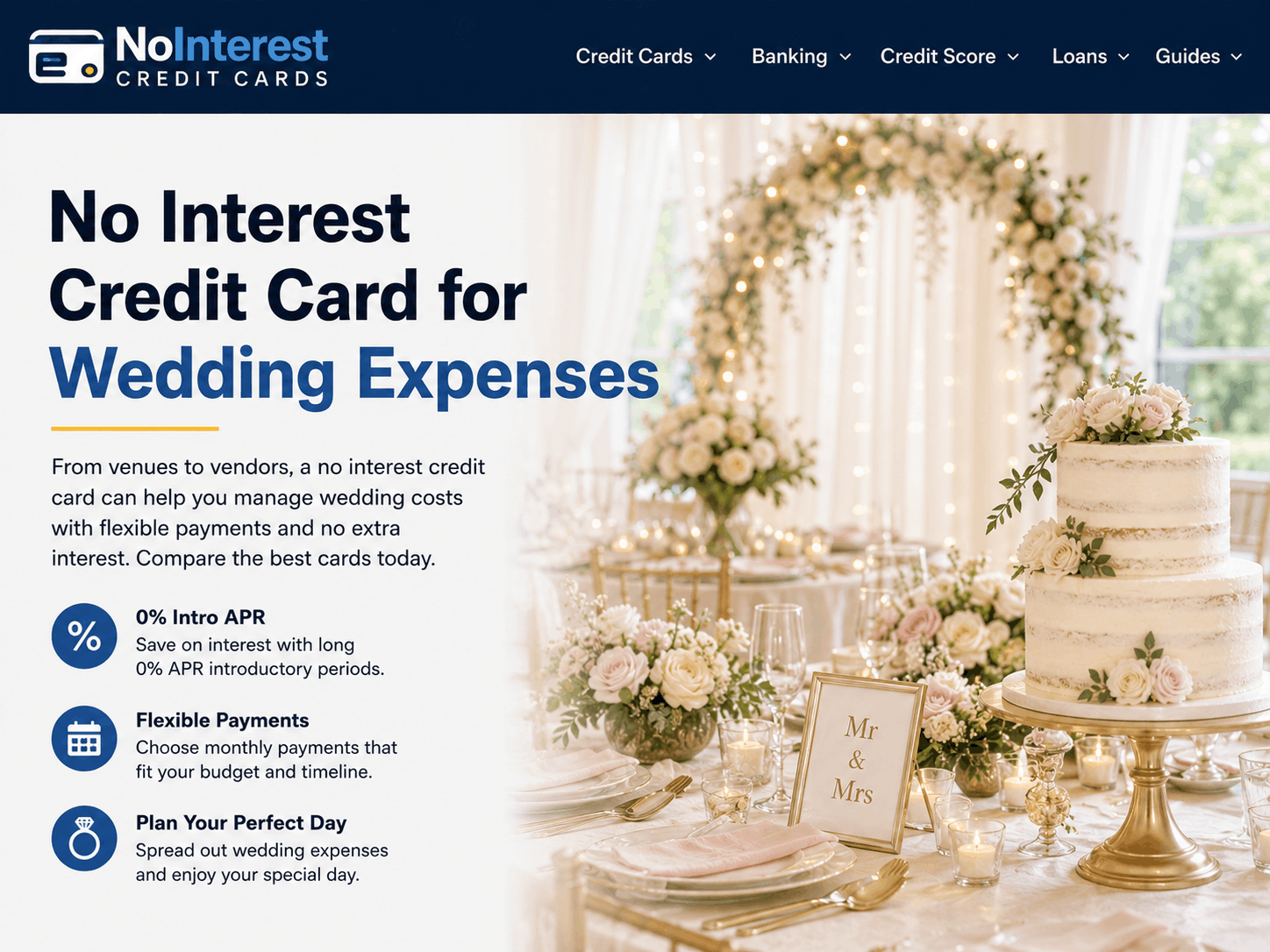 No Interest Credit Card for Wedding Expenses: Best Options and How to Use Them Wisely